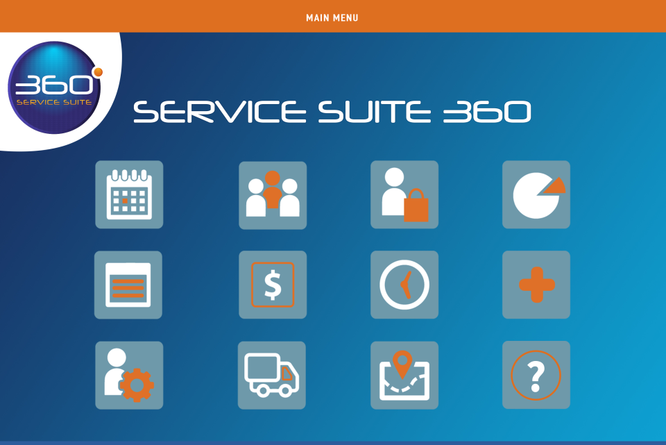 screenshot of Service Suite 360